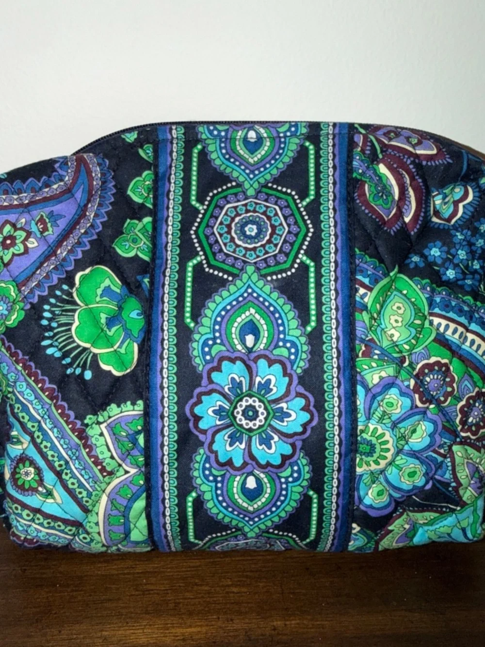 Vera Bradley BLUE RHAPSODY Vinyl Lined 9